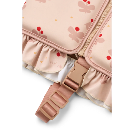 LIEWOOD Kinder Schwimmweste mit Rüschen Dove "Butterfly / Apple blossom"