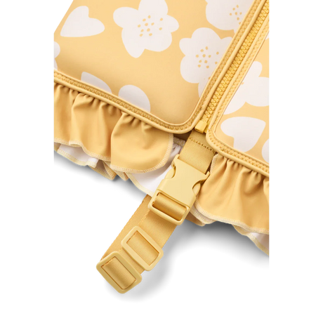 LIEWOOD Kinder Schwimmweste mit Rüschen Dove "Flower / Lemon yellow"