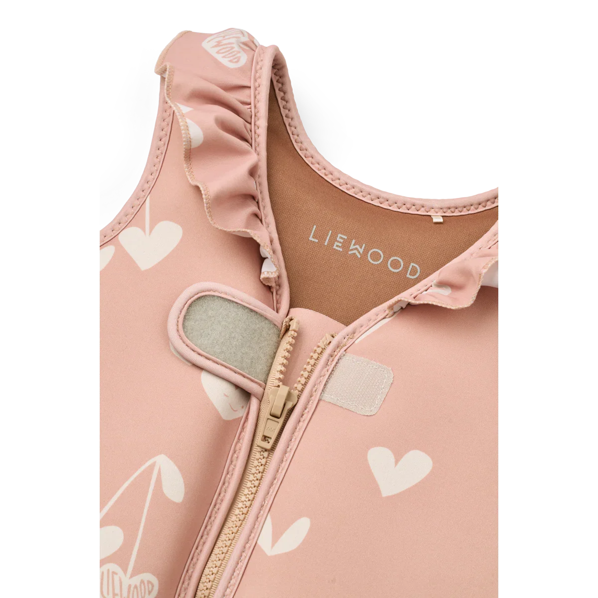 LIEWOOD Kinder Schwimmweste mit Rüschen Dove "Sweethearts / Pale tuscany"