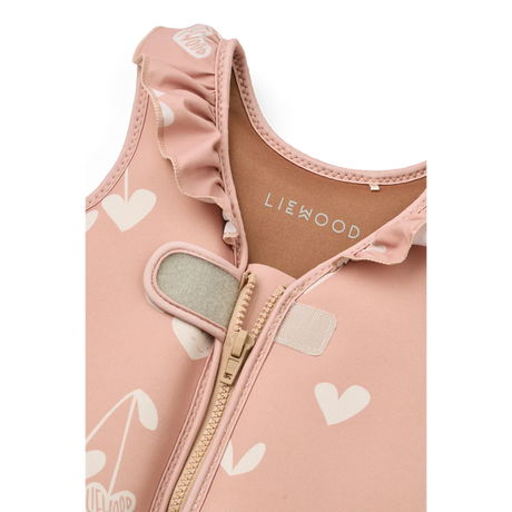 LIEWOOD Kinder Schwimmweste mit Rüschen Dove "Sweethearts / Pale tuscany"