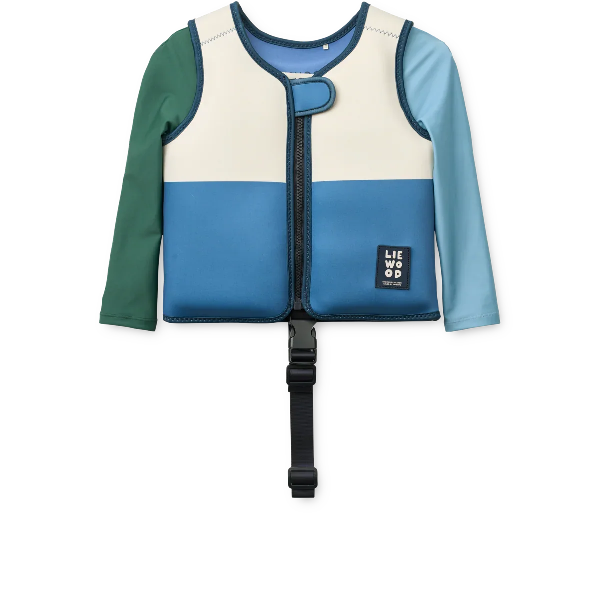 LIEWOOD Kinder Schwimmweste mit Ärmeln Dove "Riverside multi mix"