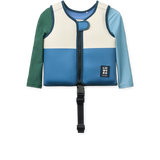 LIEWOOD Kinder Schwimmweste mit Ärmeln Dove "Riverside multi mix"