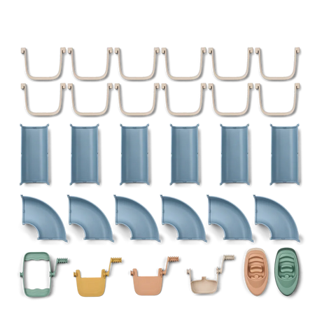 LIEWOOD Cassian Wasserbahn "Beach blue multi mix"