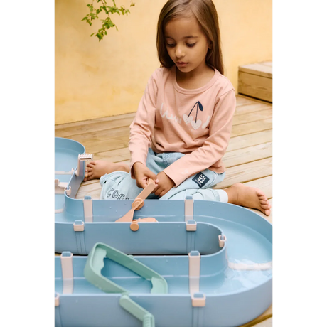 LIEWOOD Cassian Wasserbahn "Beach blue multi mix"