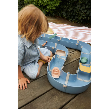 LIEWOOD Cassian Wasserbahn "Beach blue multi mix"