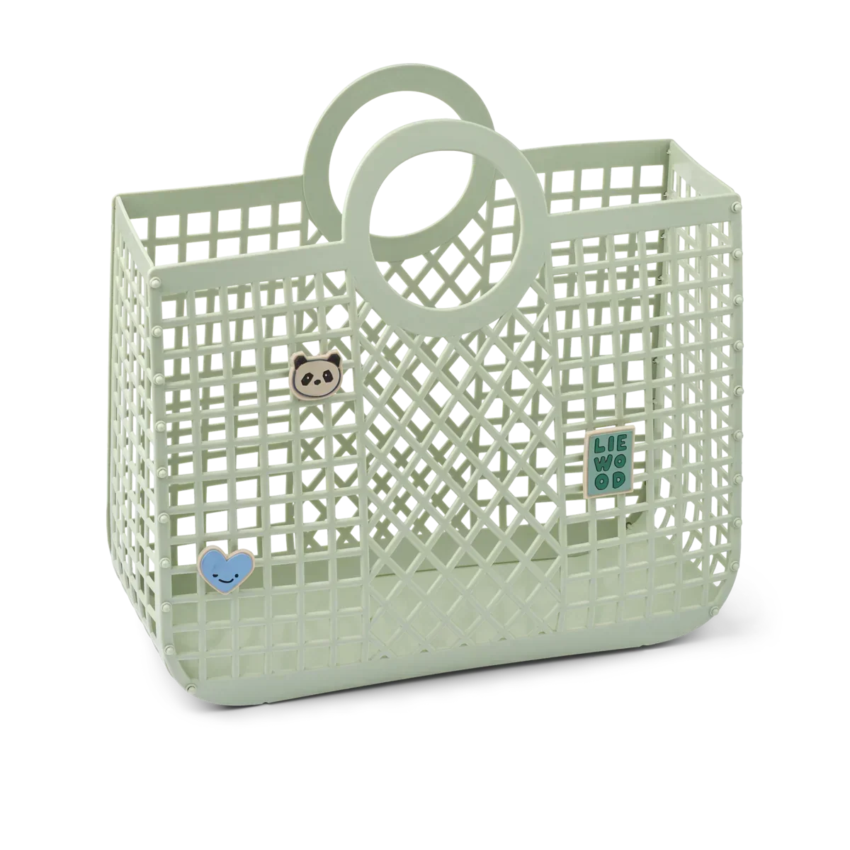 LIEWOOD Strandtasche mit Anhängern Bloom "Light Peppermint"
