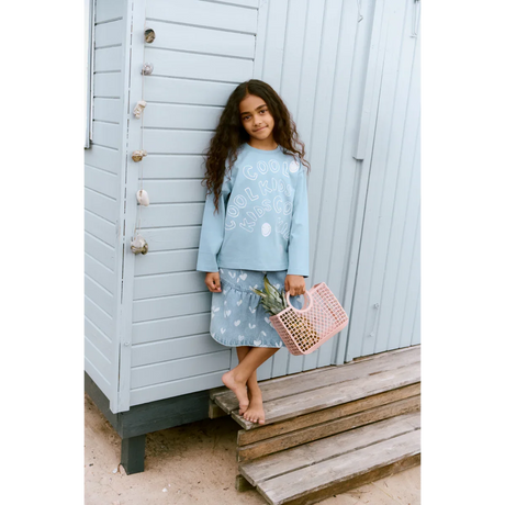 LIEWOOD Kinder Jeansrock mit Rüschen Dayla "Sweethearts / light blue denim"