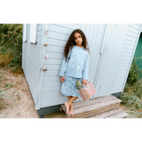 LIEWOOD Kinder Jeansrock mit Rüschen Dayla "Sweethearts / light blue denim"