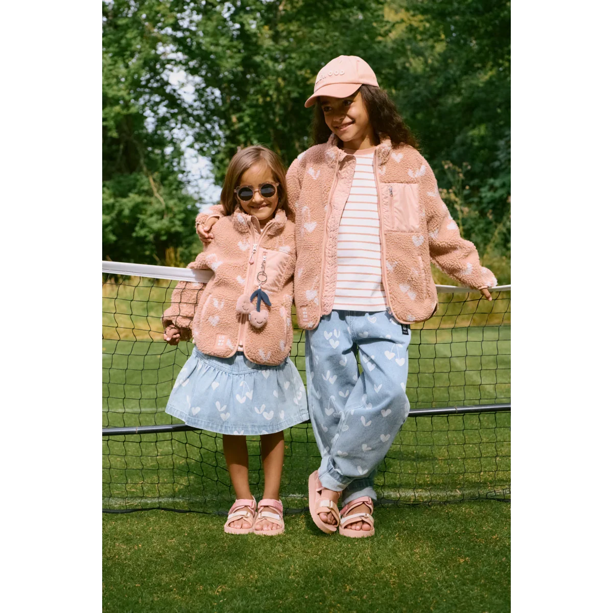 LIEWOOD Kinder Jeansrock mit Rüschen Dayla "Sweethearts / light blue denim"