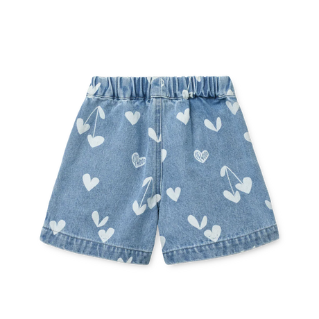 LIEWOOD Kinder Jeansshorts Borrisa "Sweethearts / light blue denim"