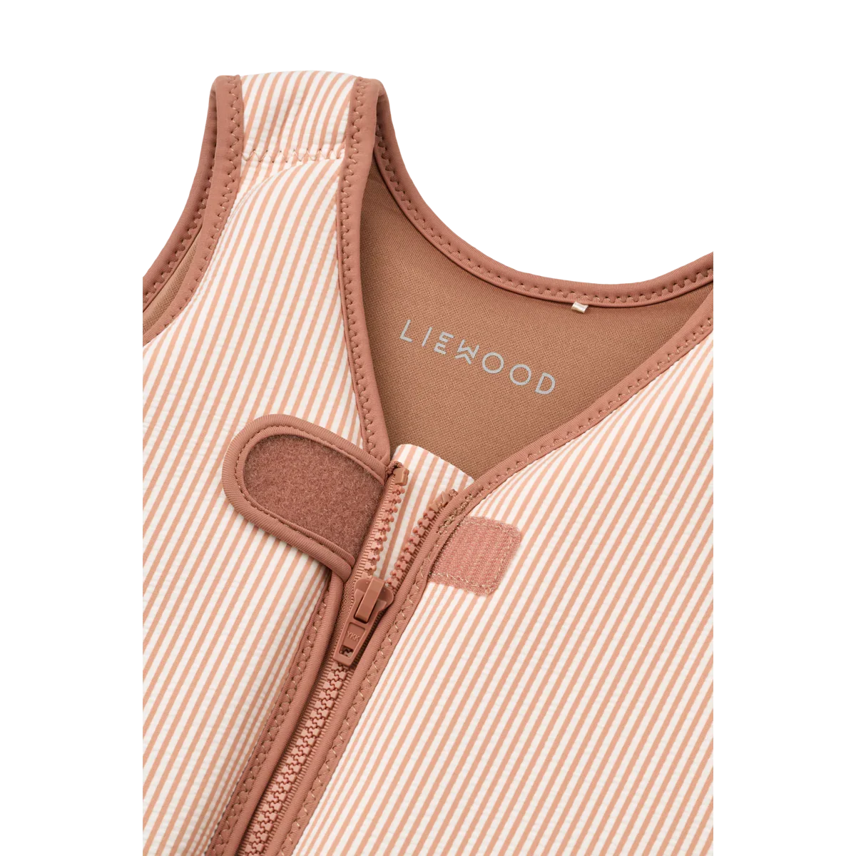 LIEWOOD Kinder Schwimmweste Dove Seersucker "Y/D stripe Pale tuscany / Creme de la creme"