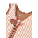 LIEWOOD Kinder Schwimmweste Dove Seersucker "Y/D stripe Pale tuscany / Creme de la creme"