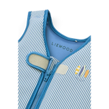 LIEWOOD Kinder Schwimmweste Dove Seersucker "Y/D stripe Riverside / Creme de la creme"
