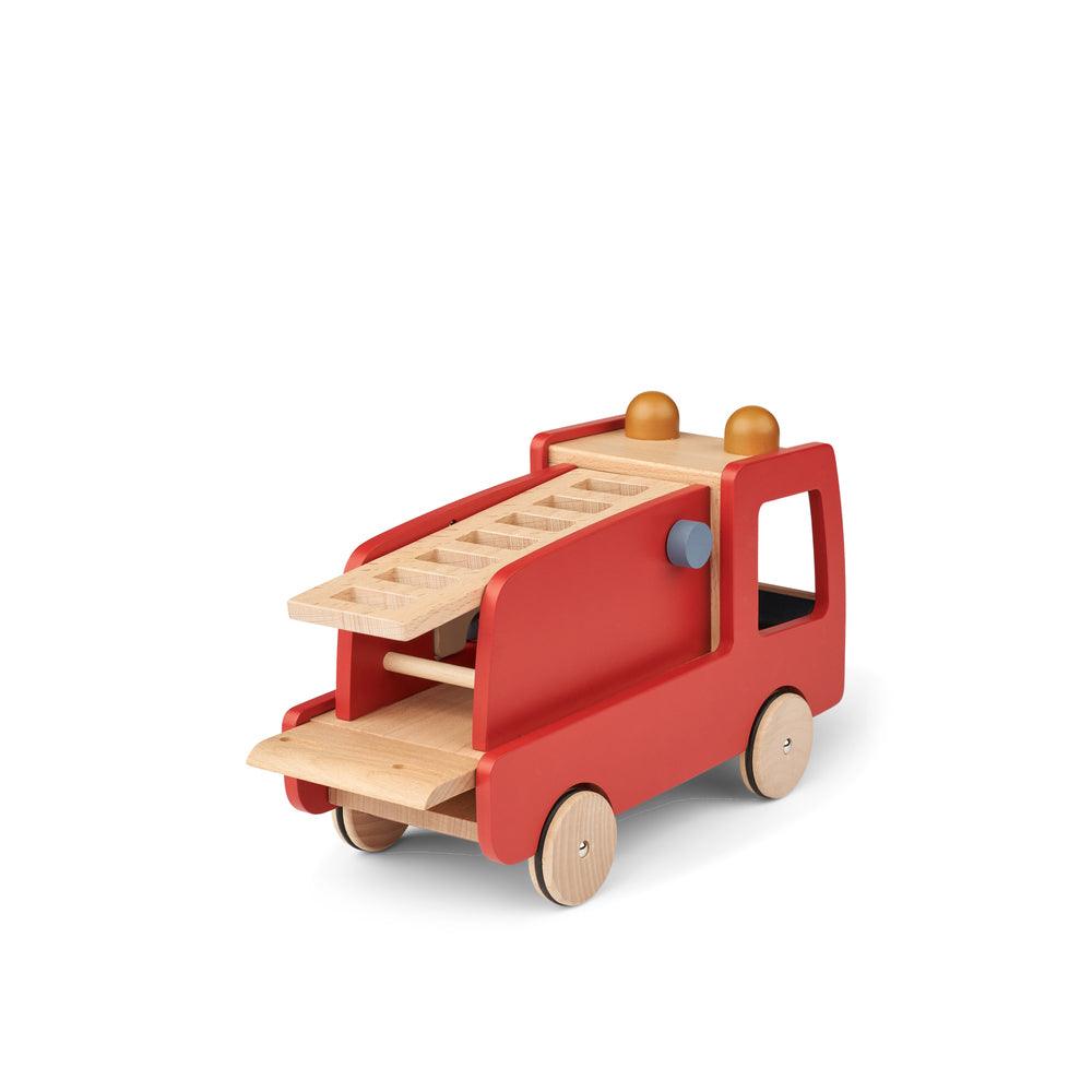 Feuerwehrfahrauto aus Holz - Eigil - Nook' d' Mel - Kinder Concept Store