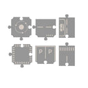 Village Straßen-Set 6er-Pack