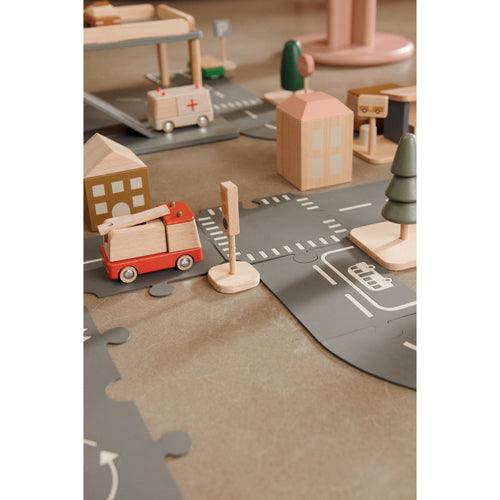 Village Verkehrsschilder aus Holz 4er-Pack - Nook' d' Mel - Kinder Concept Store