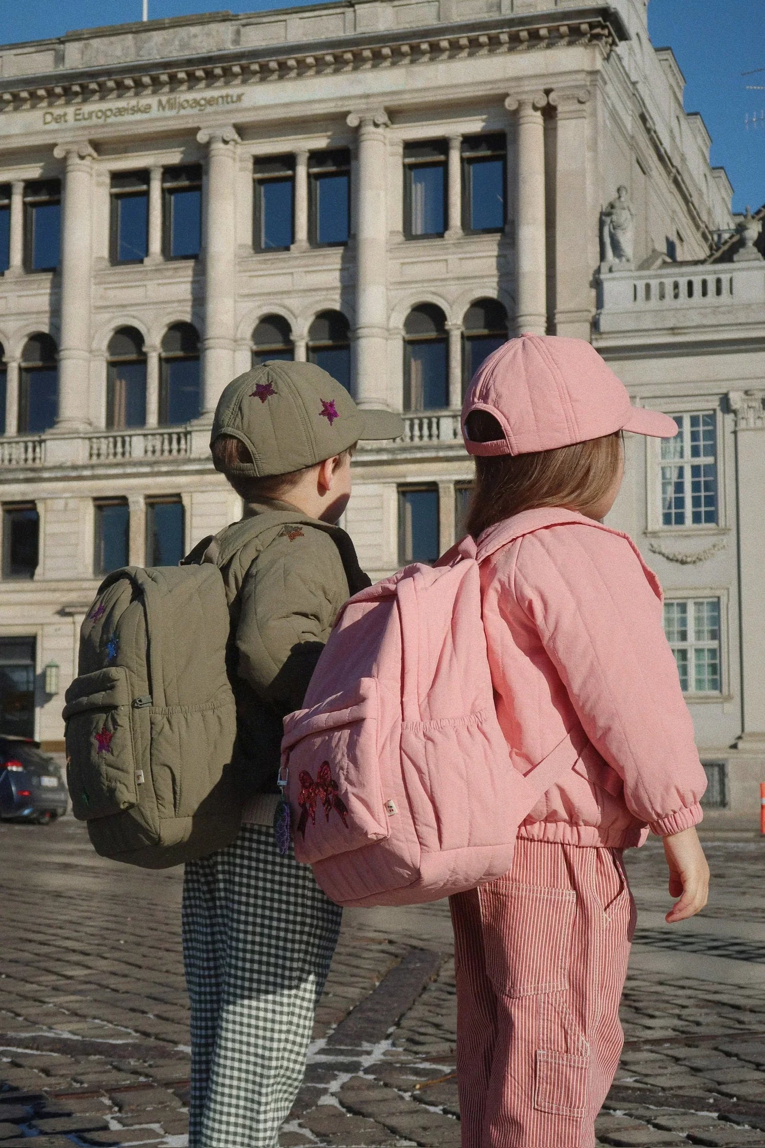 Konges Sløjd Juno Glitzer-Rucksack - Rosette