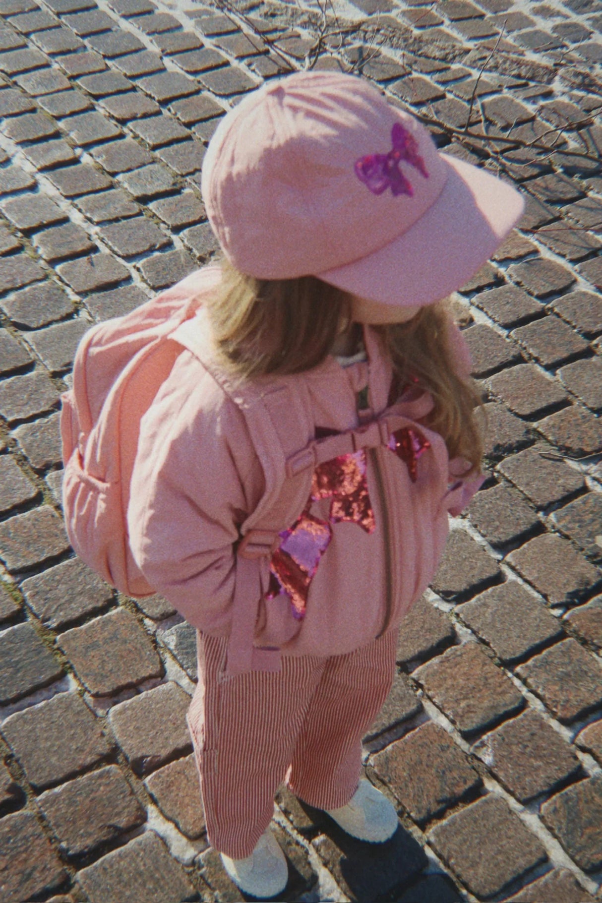 Konges Sløjd Juno Glitzer-Rucksack - Rosette