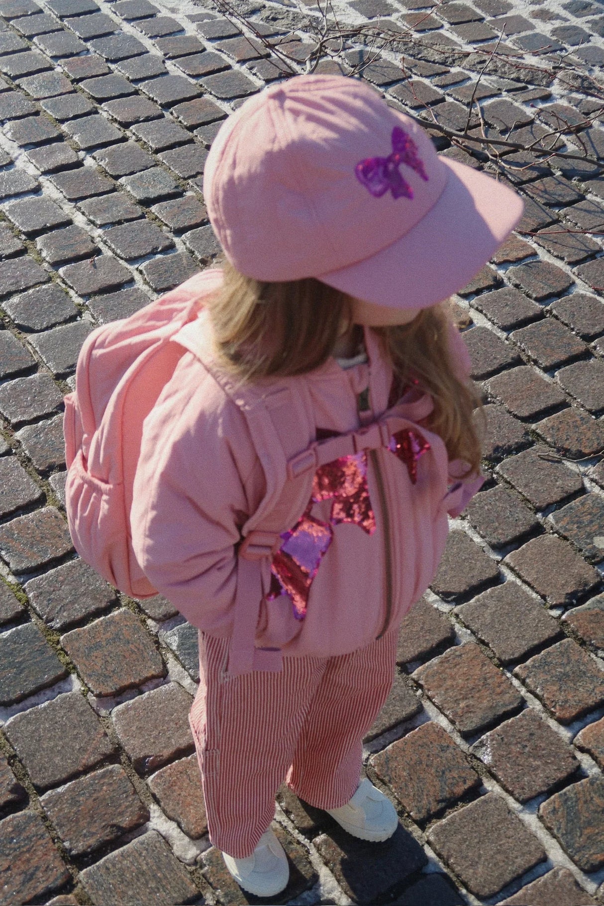 Konges Sløjd Juno Glitzer-Rucksack - Rosette