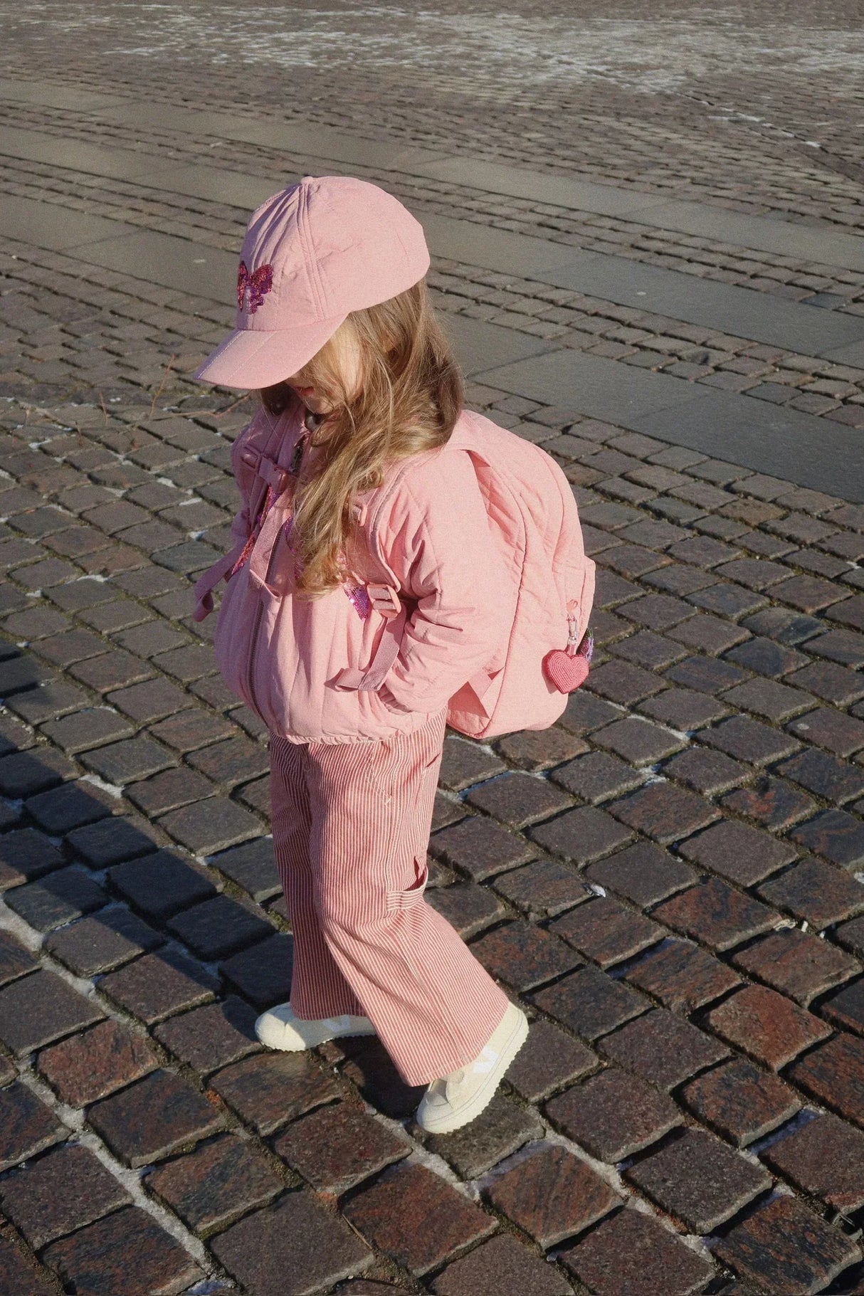 Konges Sløjd Juno Glitzer-Rucksack - Rosette