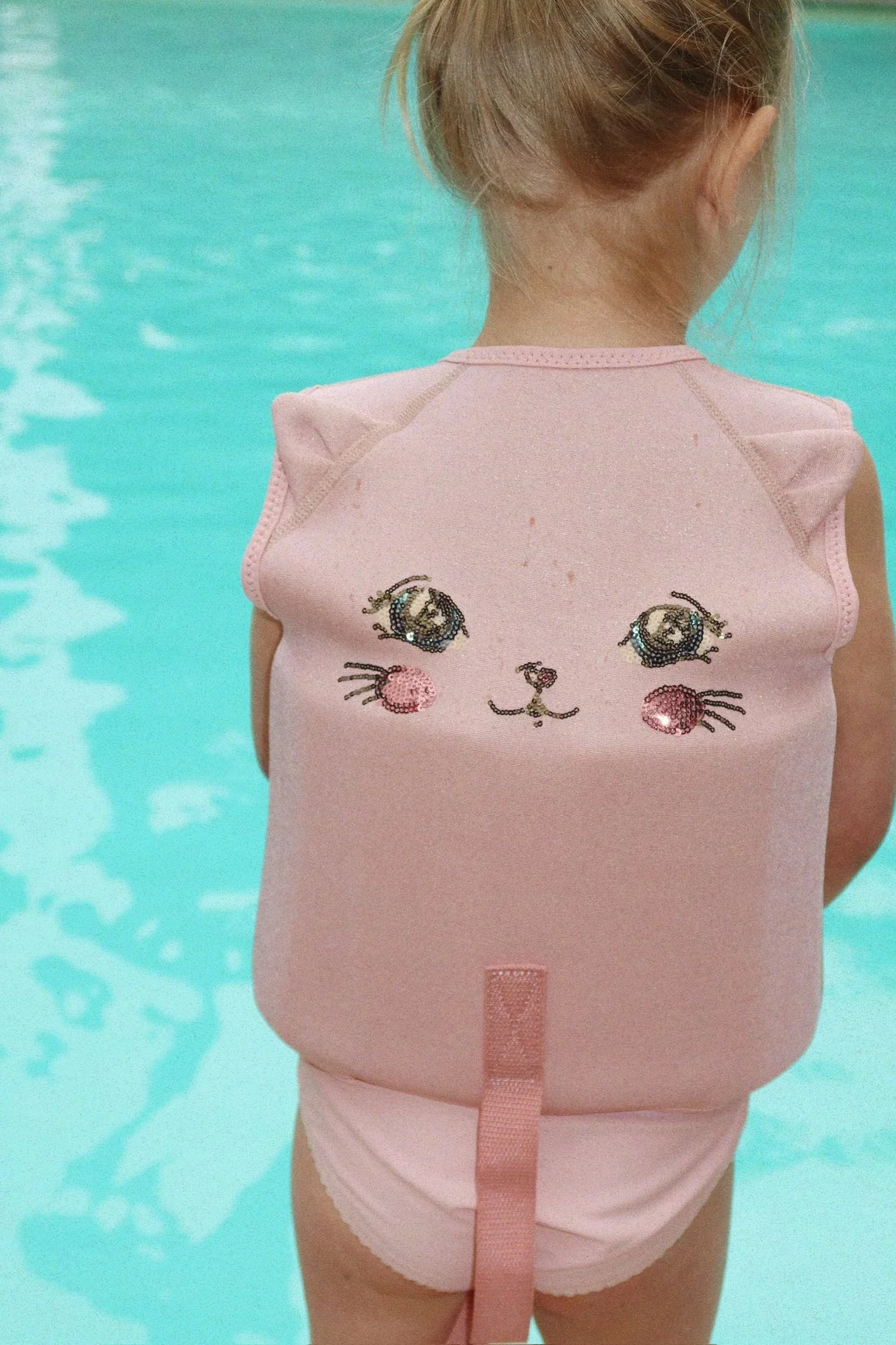 Konges Sløjd Kinder Schwimmweste Kitty "Powder Pink"