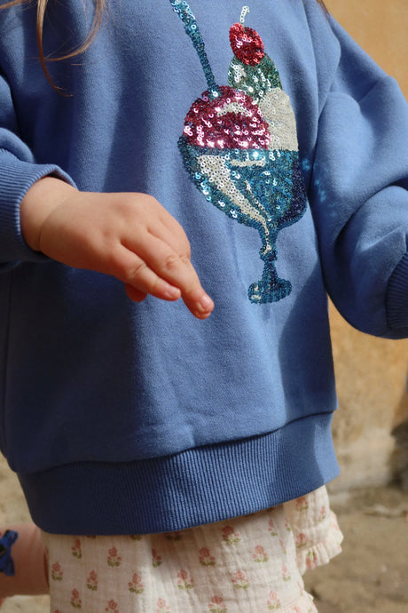 Konges Sløjd Loumilla Sweatshirt "Colony blue"