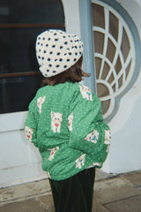Konges Sløjd Juno Bomberjacke Dot Miao Verde – Kinderjacke