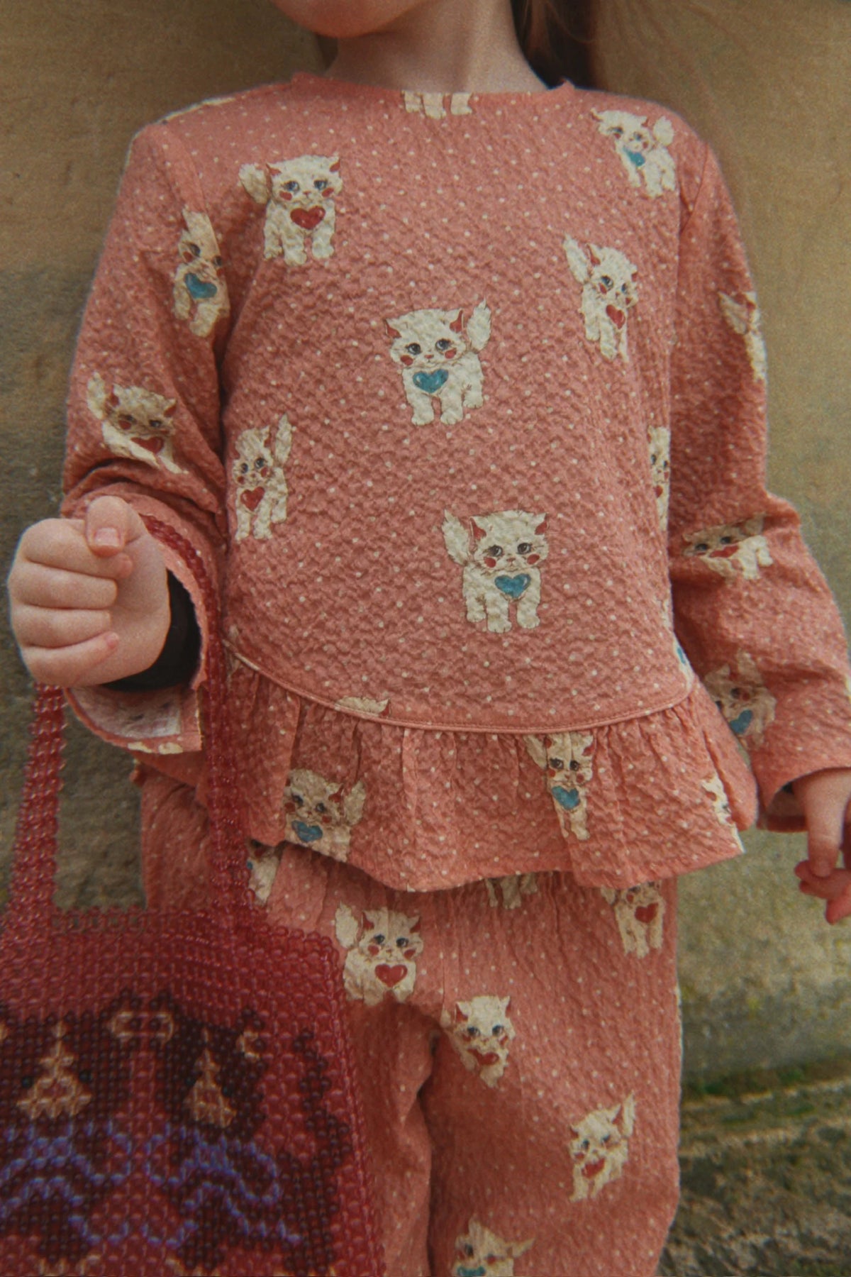 Konges Sløjd Elin Bluse Ciao Miao Rose – getragenes Outfit