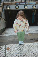 Konges Sløjd Jody Teddy-Pulli Rainbow Star – Detailansicht