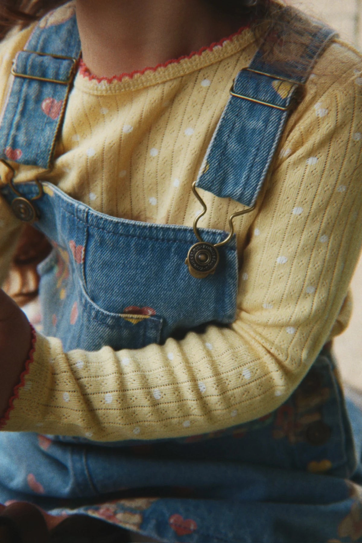 Konges Sløjd Minnie Bluse für Kinder „Dot Golden“