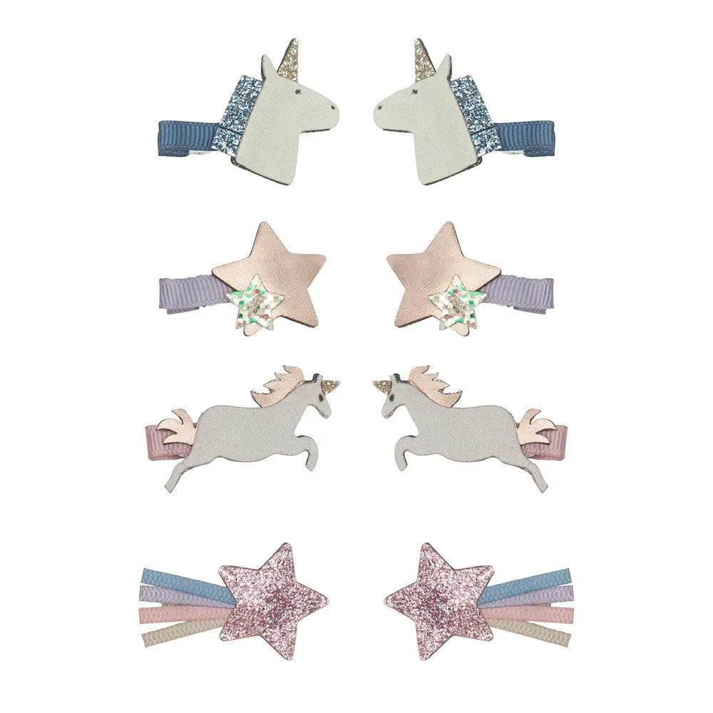 Einhorn Mini Haarspangen - Nook' d' Mel - Kinder Concept Store