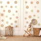 Wandtattoo Kinderzimmer - Gänseblümchen Beige 44 Stk - Nook' d' Mel - Kinder Concept Store