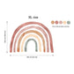 Wandtattoo Kinderzimmer - Boho Regenbogen mit Punkte - Nook' d' Mel - Kinder Concept Store