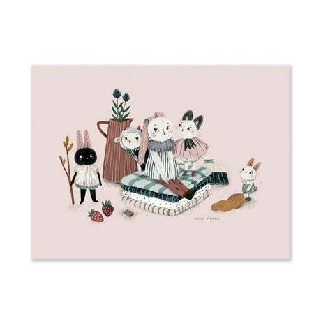Moulin Roty Poster Zu Hause 40 x 30 cm