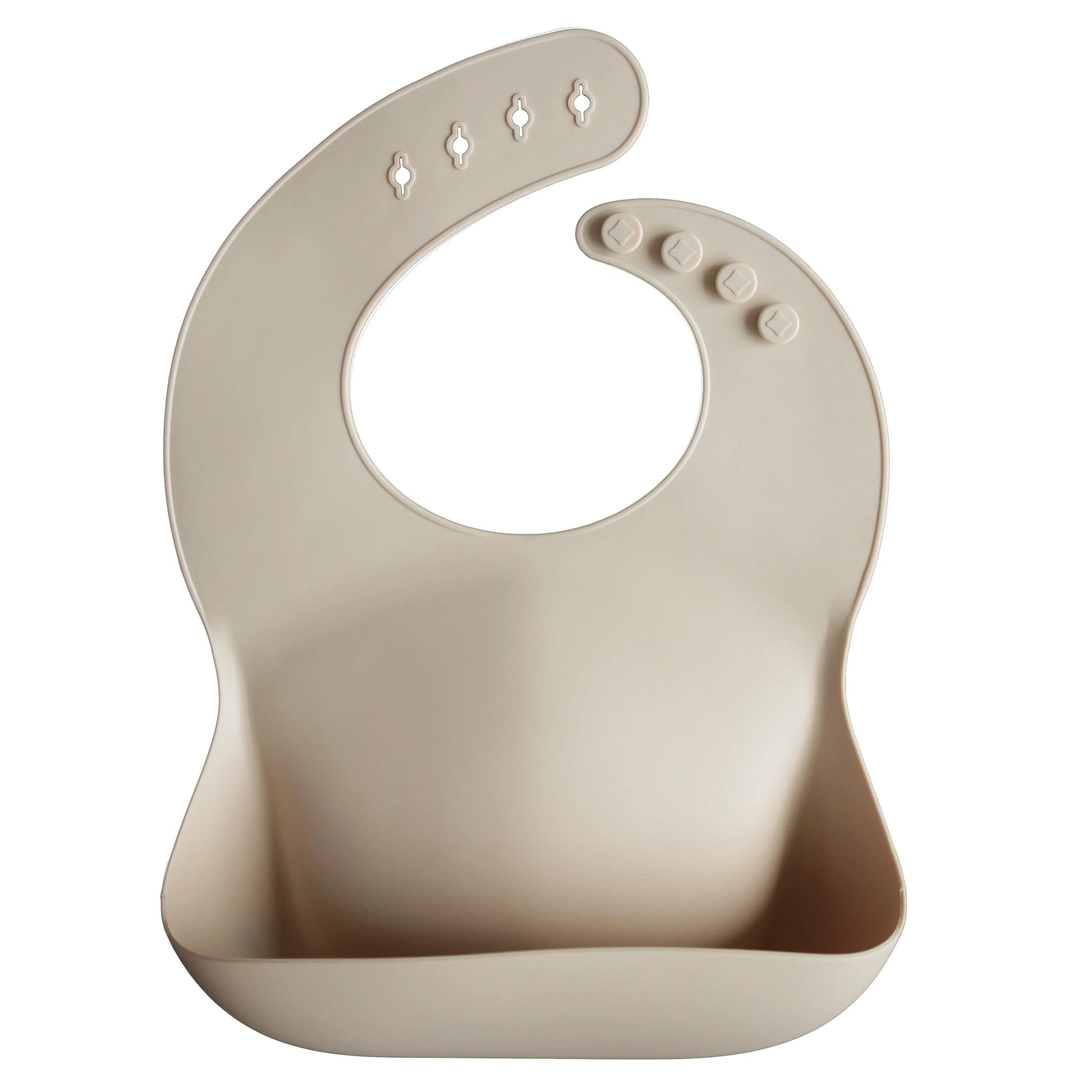 Mushie Silicone Bib - Shifting Sand