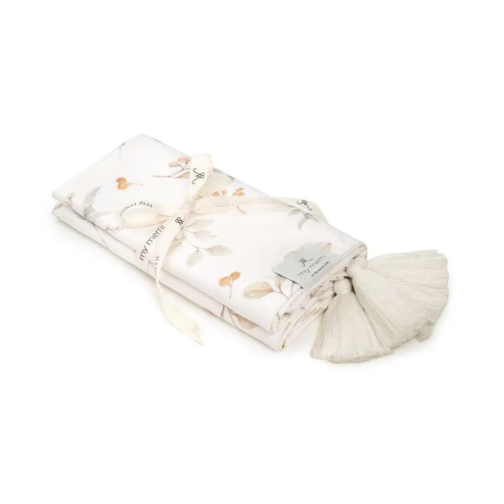 Bambus Babydecke Boho Natur