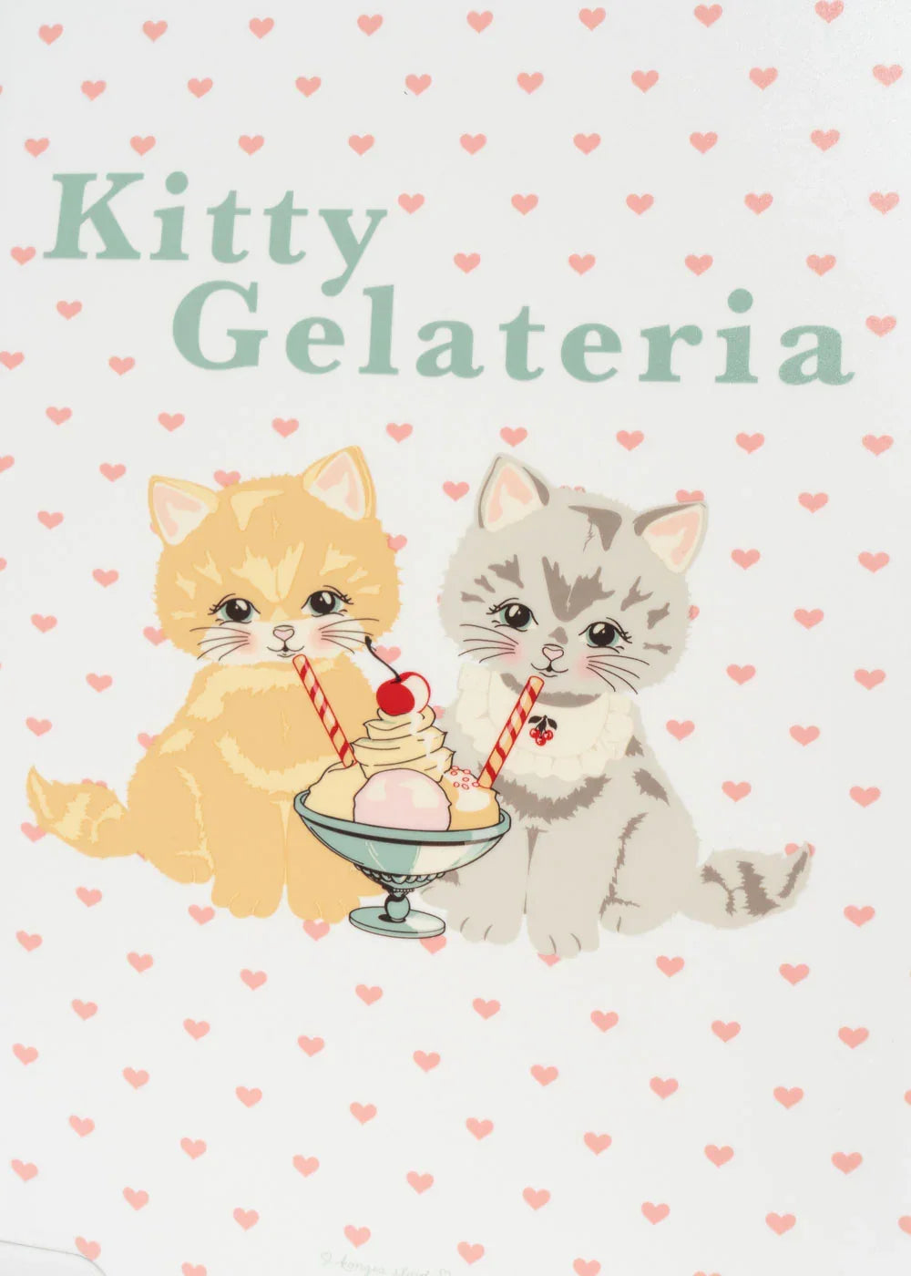 Konges Sløjd Reisekoffer "Kitty Gelateria" – Kinder Kabinentrolley