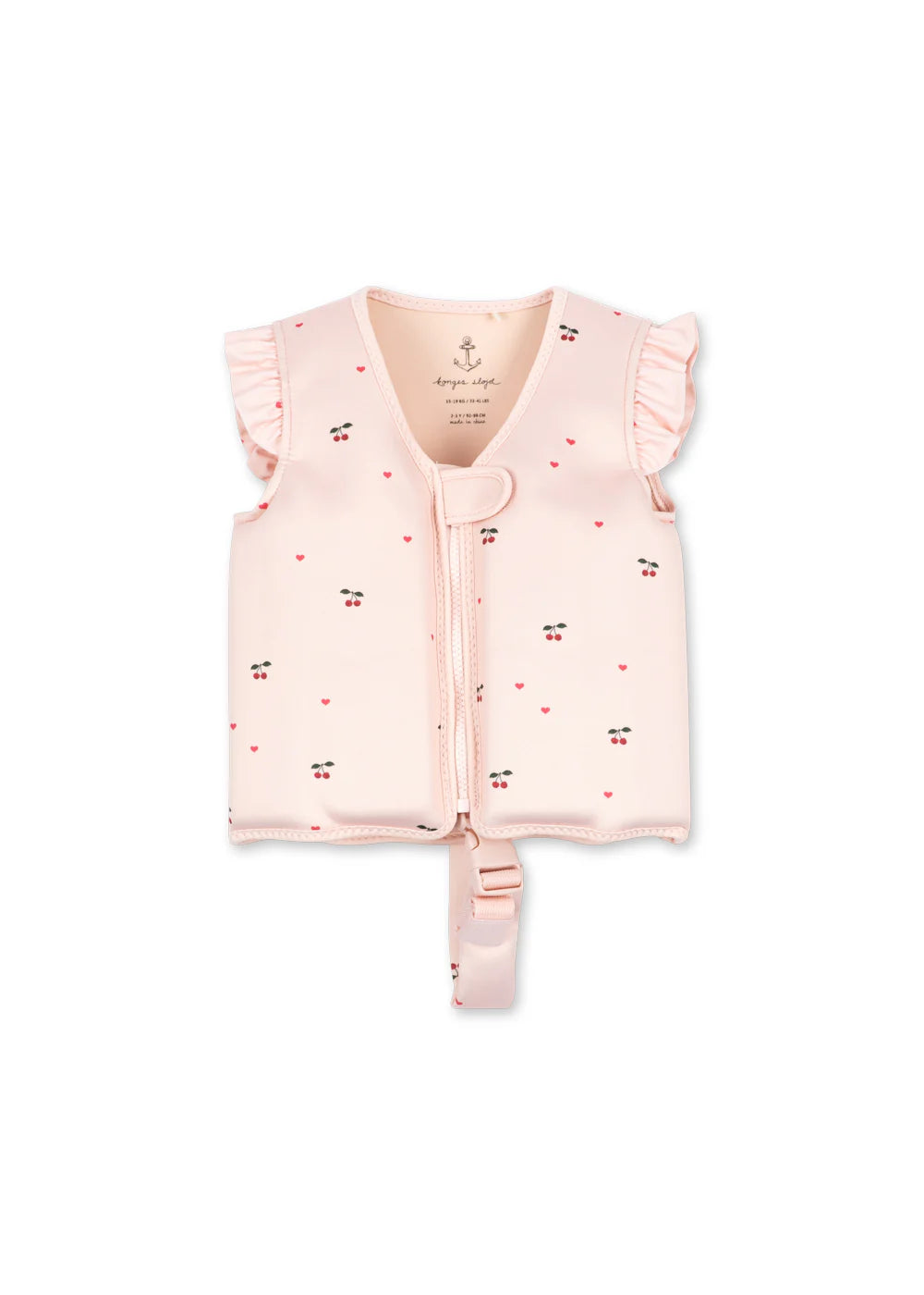 Konges Sløjd Kinder Schwimmweste Avery "Cherry Coeur Rose"