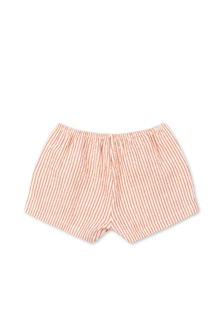 Konges Sløjd Kinder-Shorts mit Rüschen Ellie "Amour Stripe"