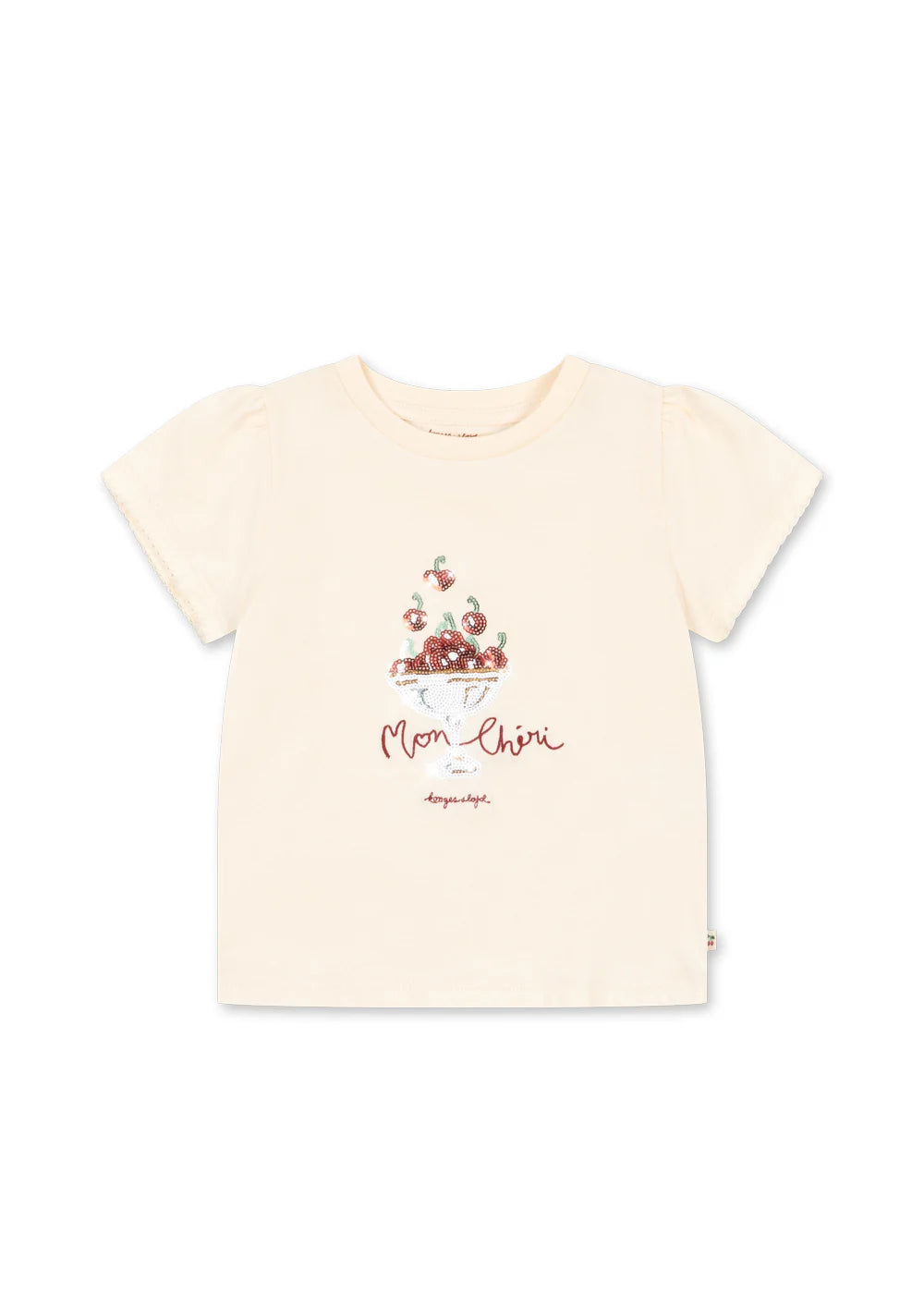 Konges Sløjd Kinder T-Shirt Famo aus Bio-Baumwolle "Ecru"
