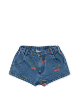 Konges Sløjd Kinder-Shorts Magot "Ma Grande Cerise Denim"
