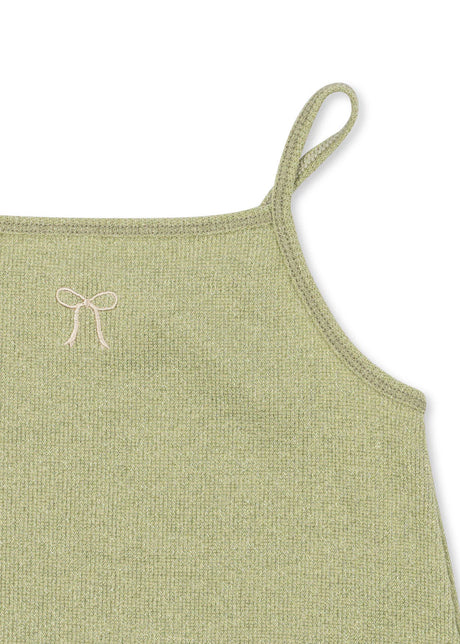 Konges Sløjd Trägerkleid für Mädchen Roli “Pale Olive Green"