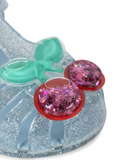 Konges Sløjd Kinder Sandalen Lilo "Glitter Blue"