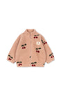 Konges Sløjd Jody Teddyjacke Ma Grande Cerise Blush – Kinder Fleecejacke