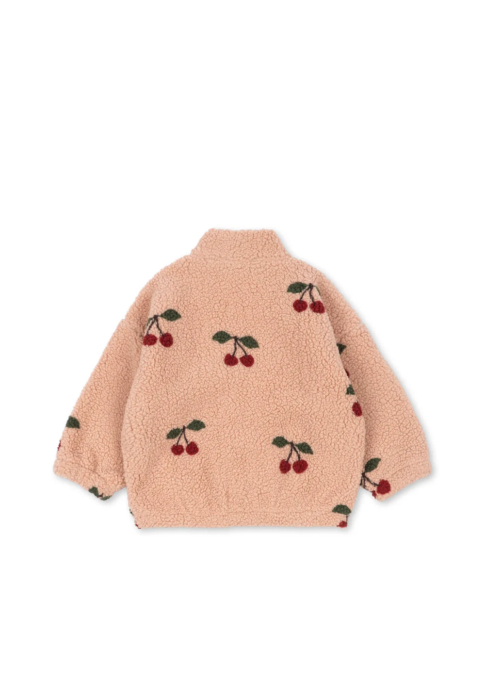Konges Sløjd Jody Teddyjacke Ma Grande Cerise Blush – Rückansicht