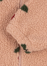Konges Sløjd Jody Teddyjacke Ma Grande Cerise Blush – Teddy Fleece Detail