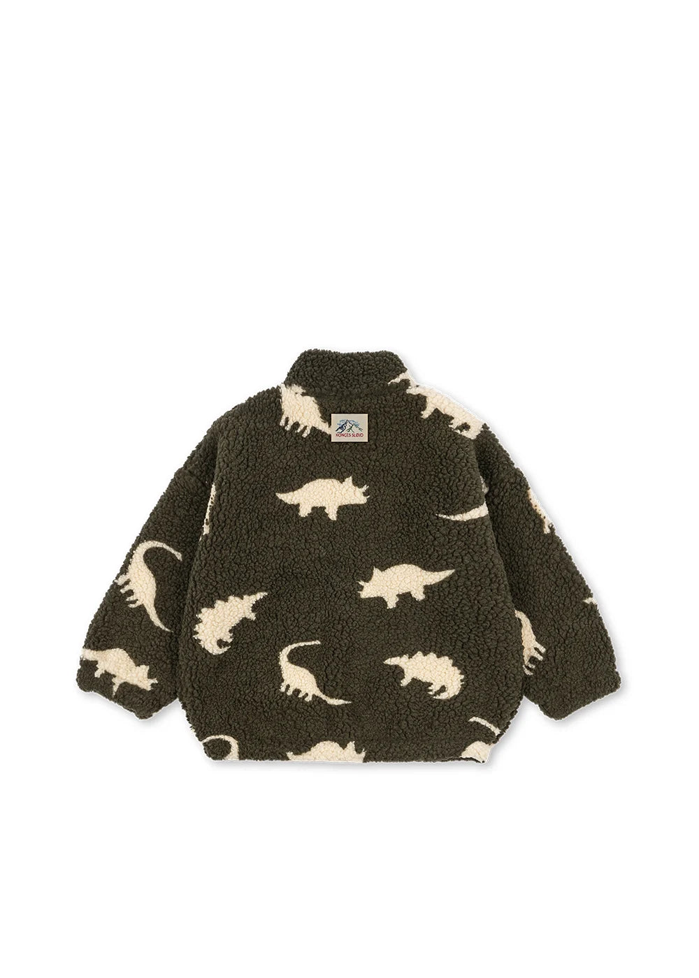Konges Sløjd Jody Teddyjacke Dino Silhouette – Rückansicht
