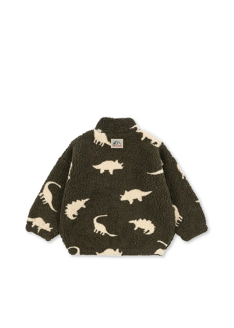 Konges Sløjd Jody Teddyjacke Dino Silhouette – Rückansicht