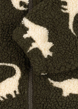Konges Sløjd Jody Teddyjacke Dino Silhouette – Detailansicht