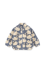 Konges Sløjd Jody Teddyjacke Swan für Kinder – Vorderansicht